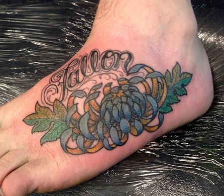 Jeff Johnson - Zumps Chrysanthemum Tattoo